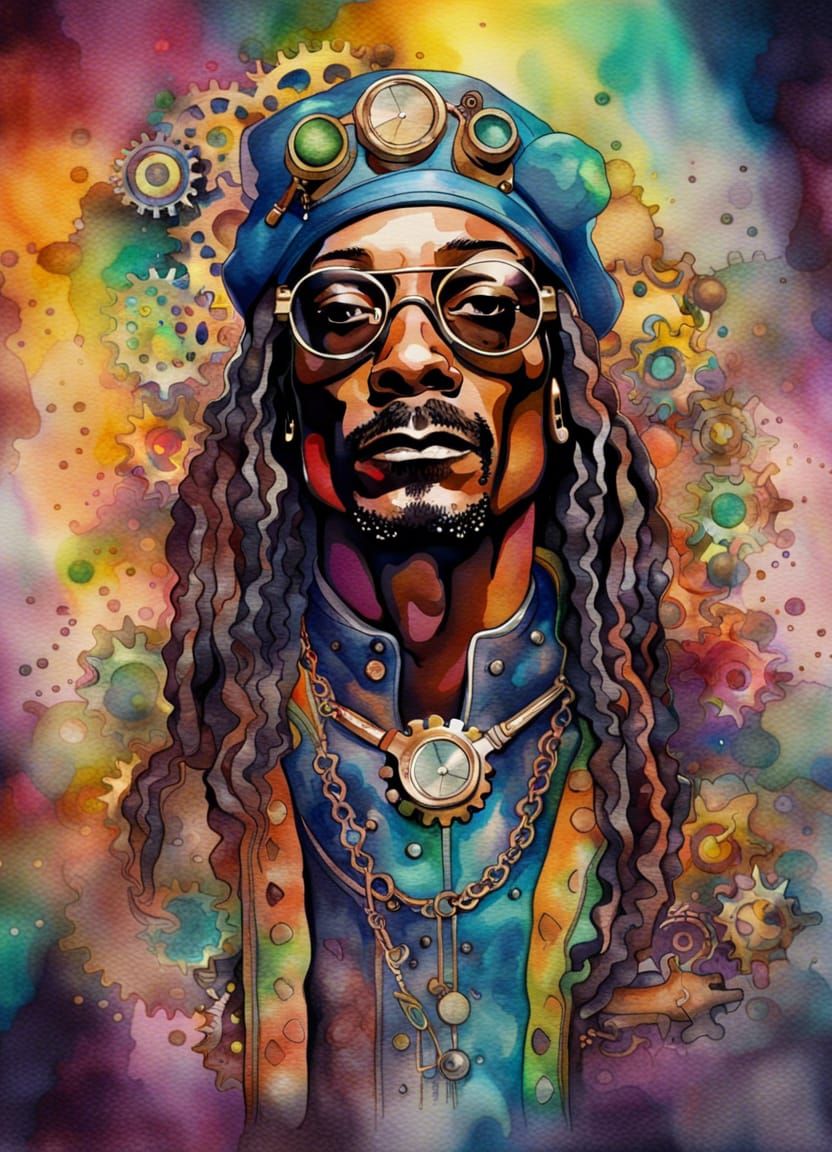 Steampunk Snoop Dogg - AI Generated Artwork - NightCafe Creator