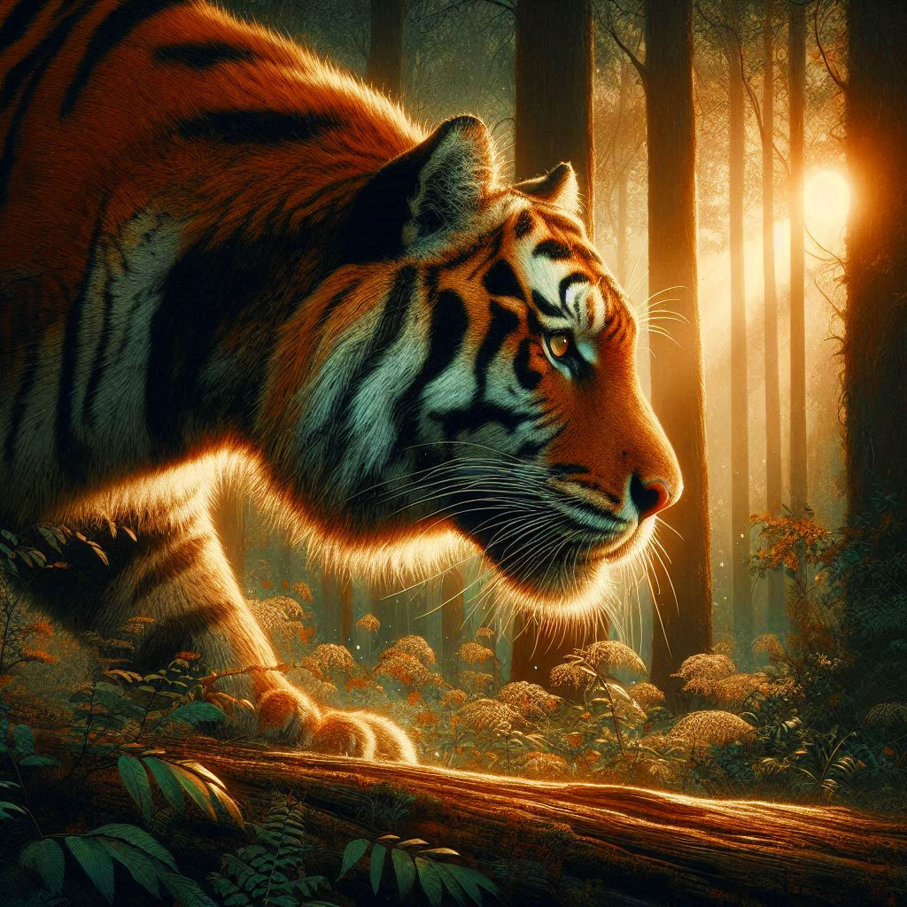 The Majestic Tiger - AI Generated Artwork - NightCafe Creator