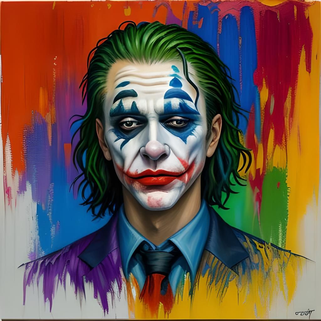 Joker grita