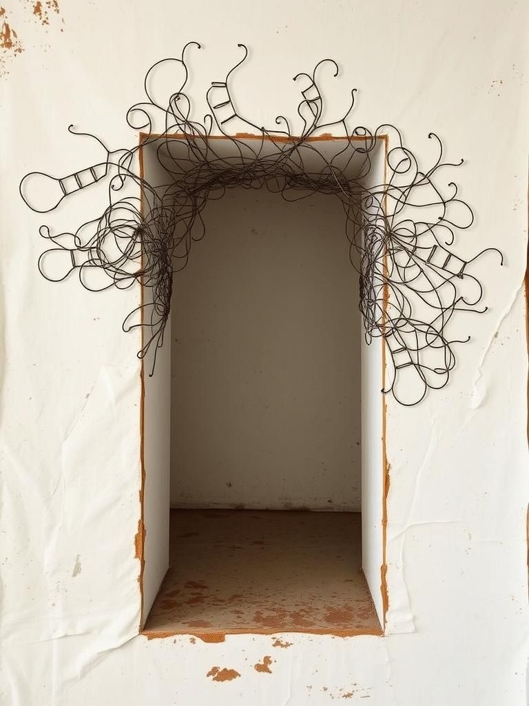 Lunatics Running the Asylum: Mixed Media Art