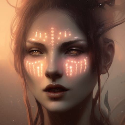 Female Nephilim - AI Generated Artwork - NightCafe Creator