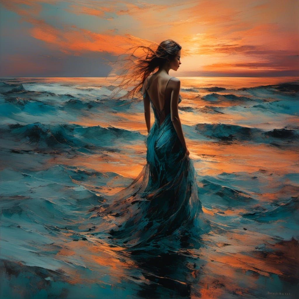 In the ocean