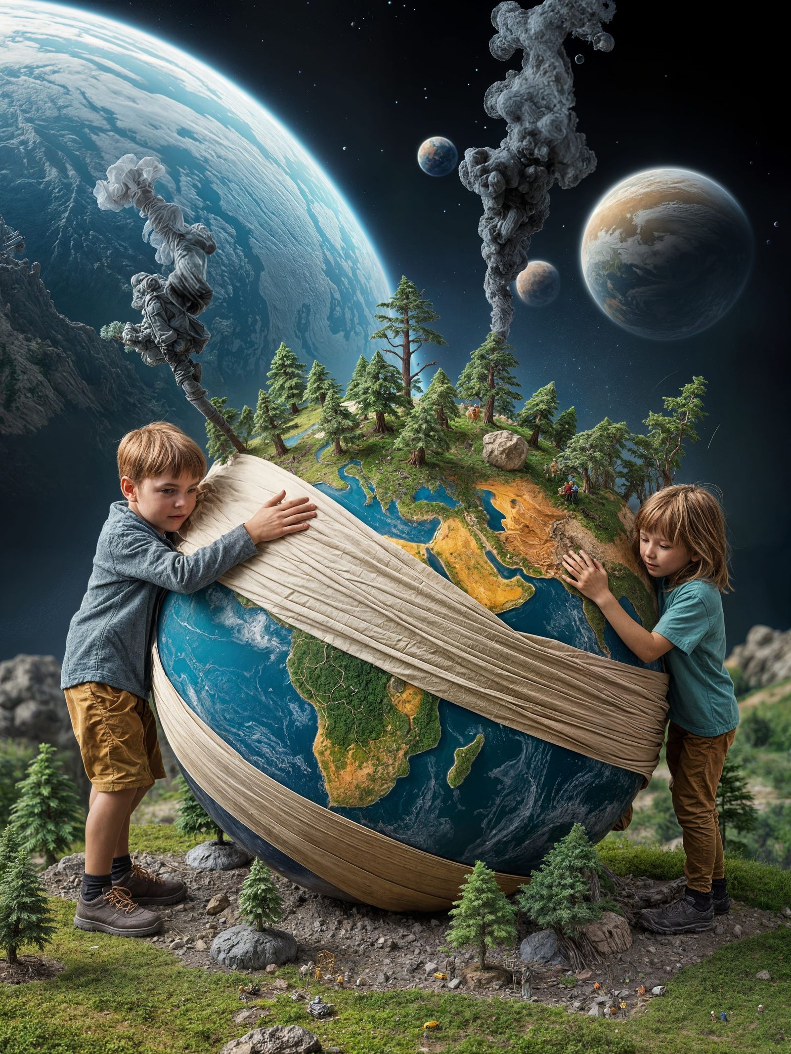 Save our Earth  by @purplesand