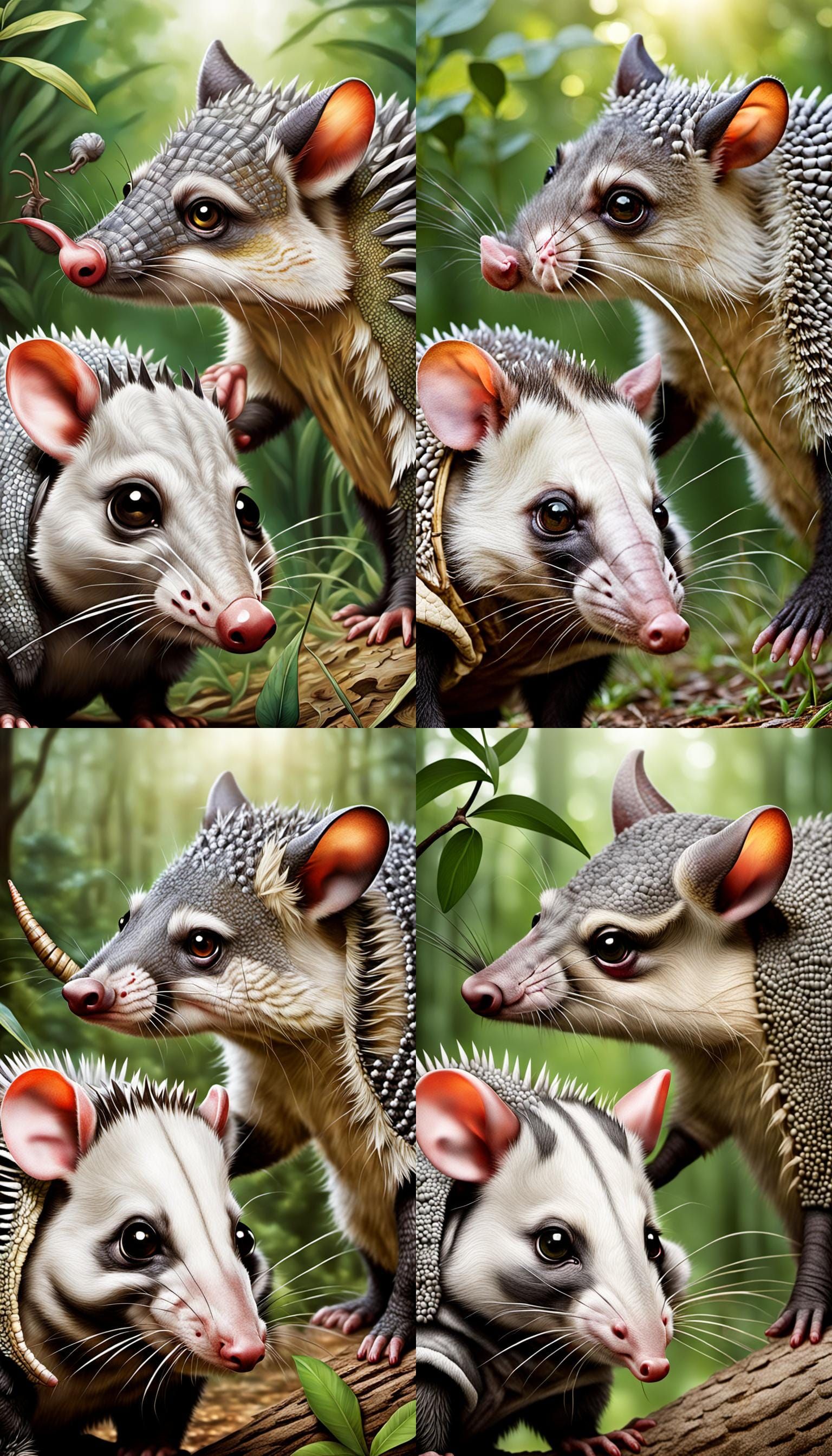 opossum and armadillo evil voodoo
