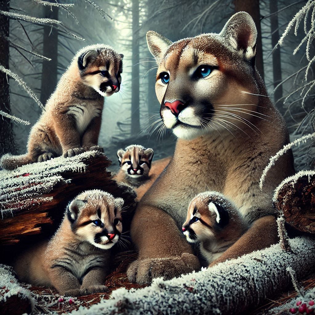 Cougar and Cubs