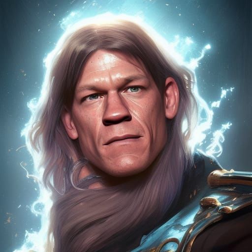 John Cena as a Wizard