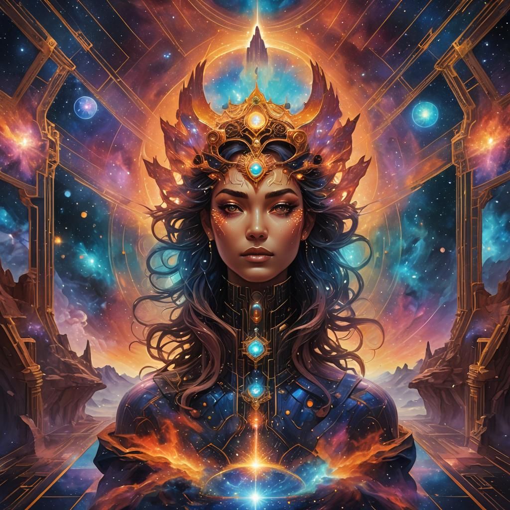 Orion Nebula: Crystal Forests and Lumarian Wonders