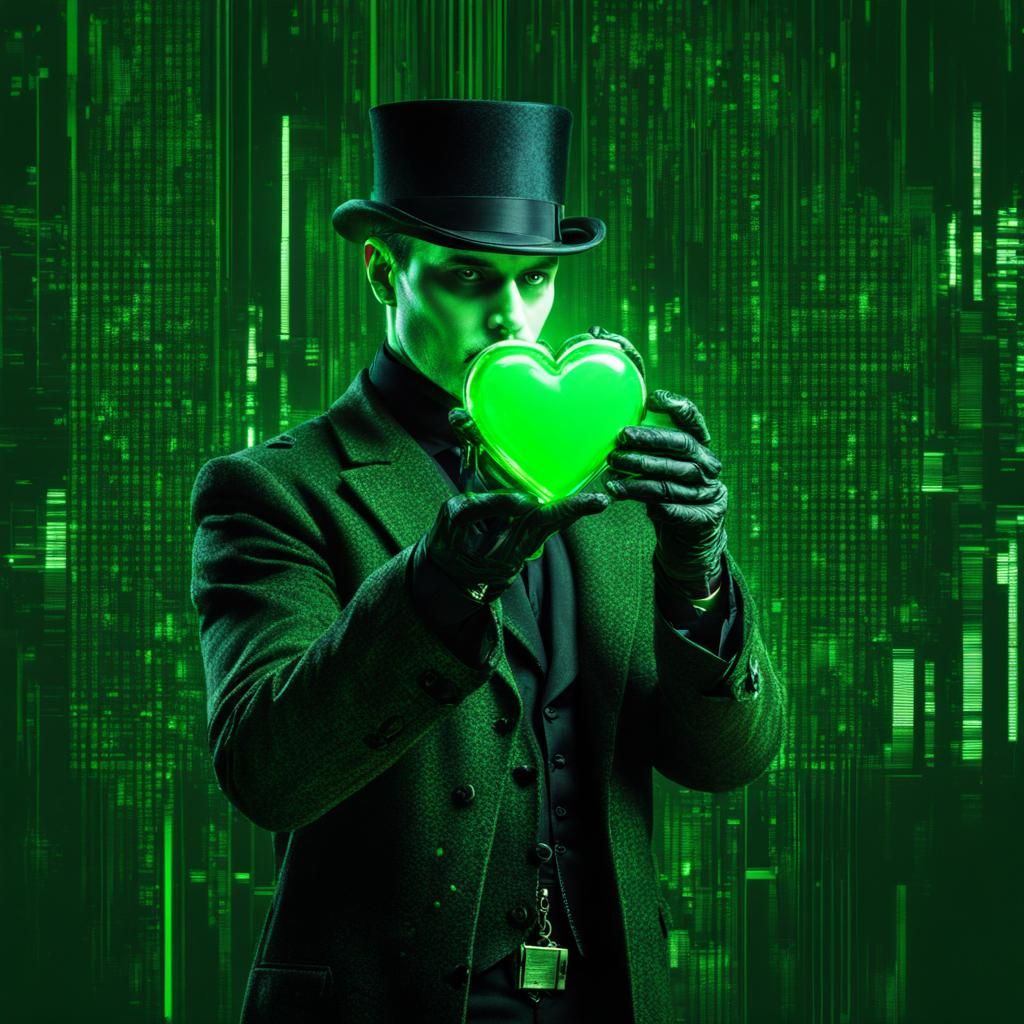 green matrix inspired, Victorian phantom