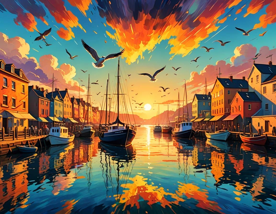 Harbour  by @Artless