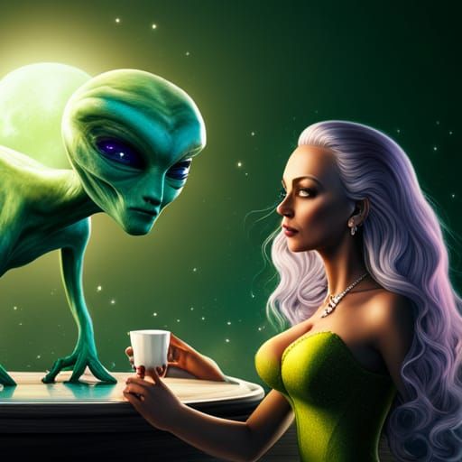 meeting in a coffee shop