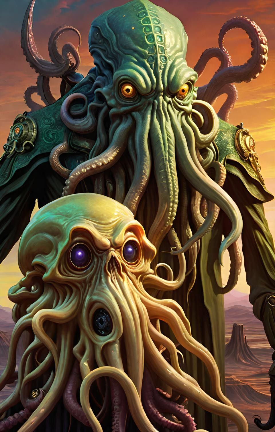 CTHULHU AND HIS BABY OFFSPRING