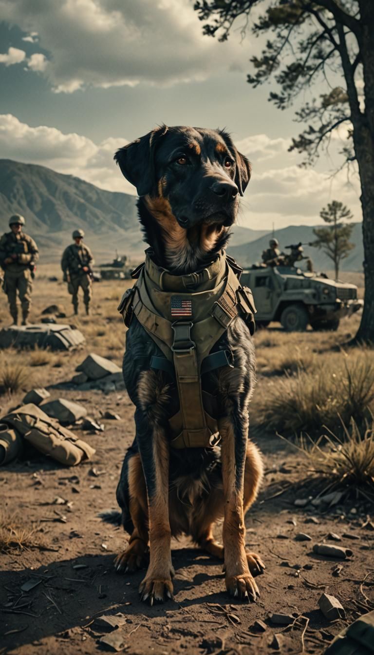 army dog