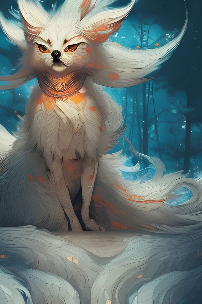 Crazy Winter Kitsune