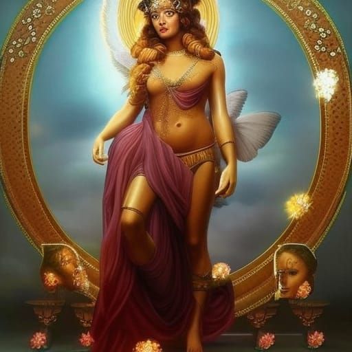 The goddess Hera beautiful hyper realistic woman