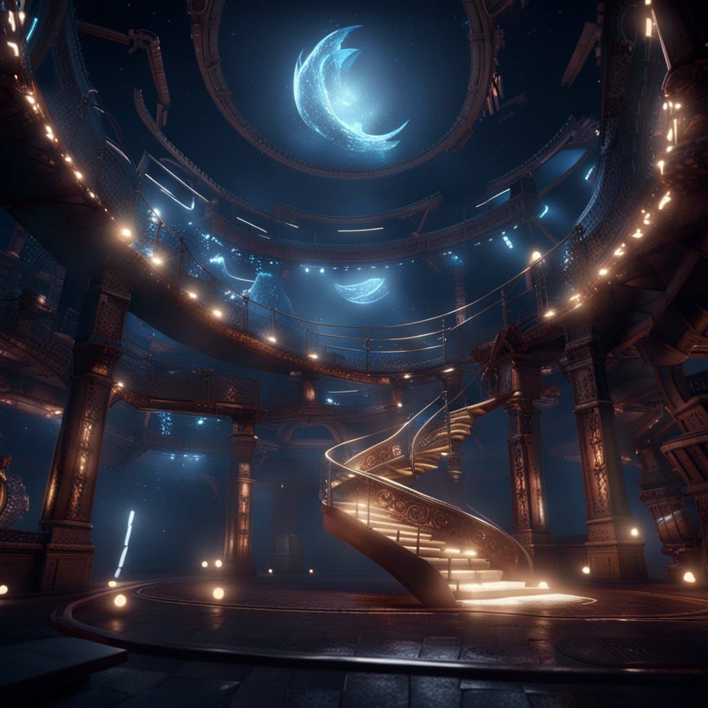 Nights in a spiral zone