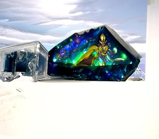 Fortress of Solitude Opal gold cosmic