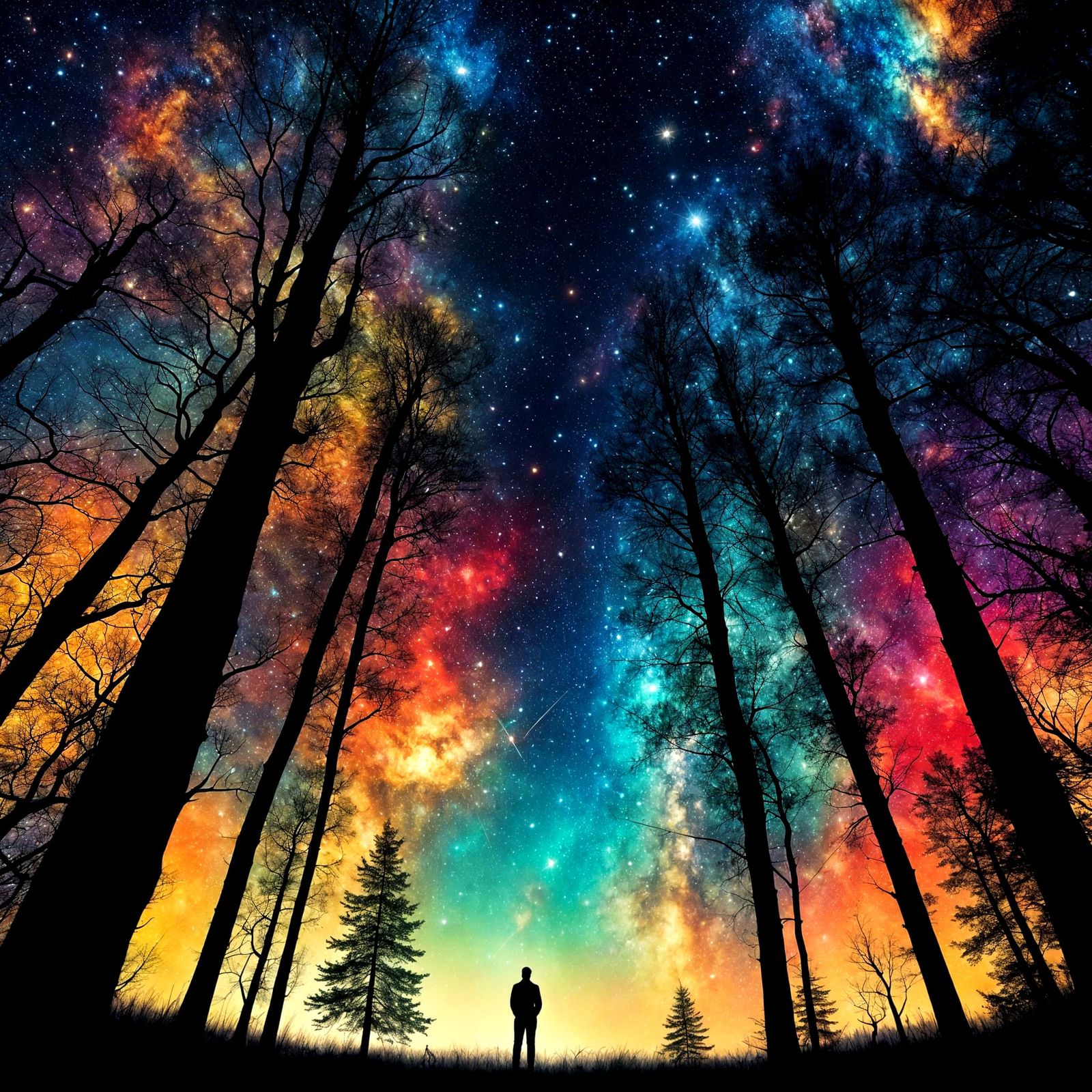 Under Starry Skies   by @Artless