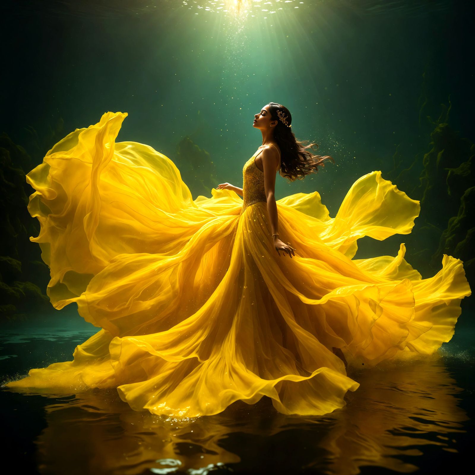 Grace Underwater   by @The Nights Sky