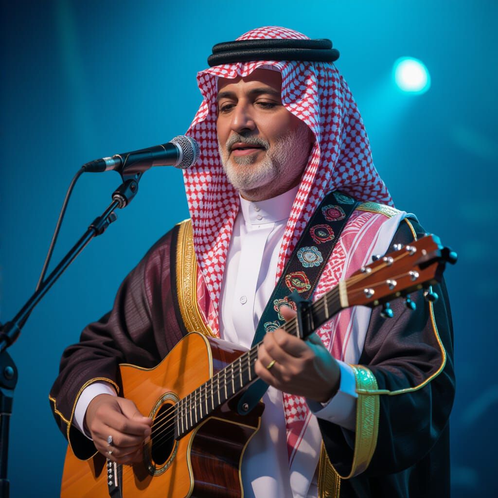 Hasidic Man on Eiffel Tower, Art Nouveau Style