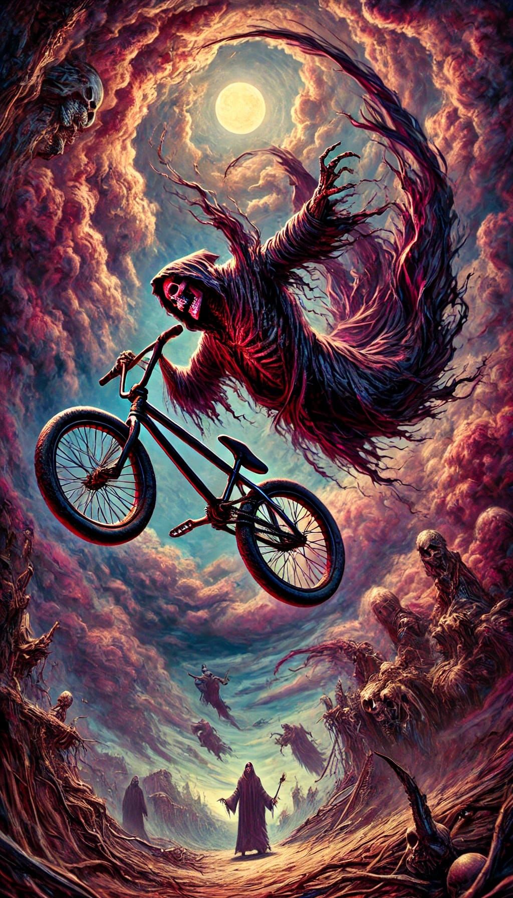 BMX Pro by Day, Grim Reaper by Night!