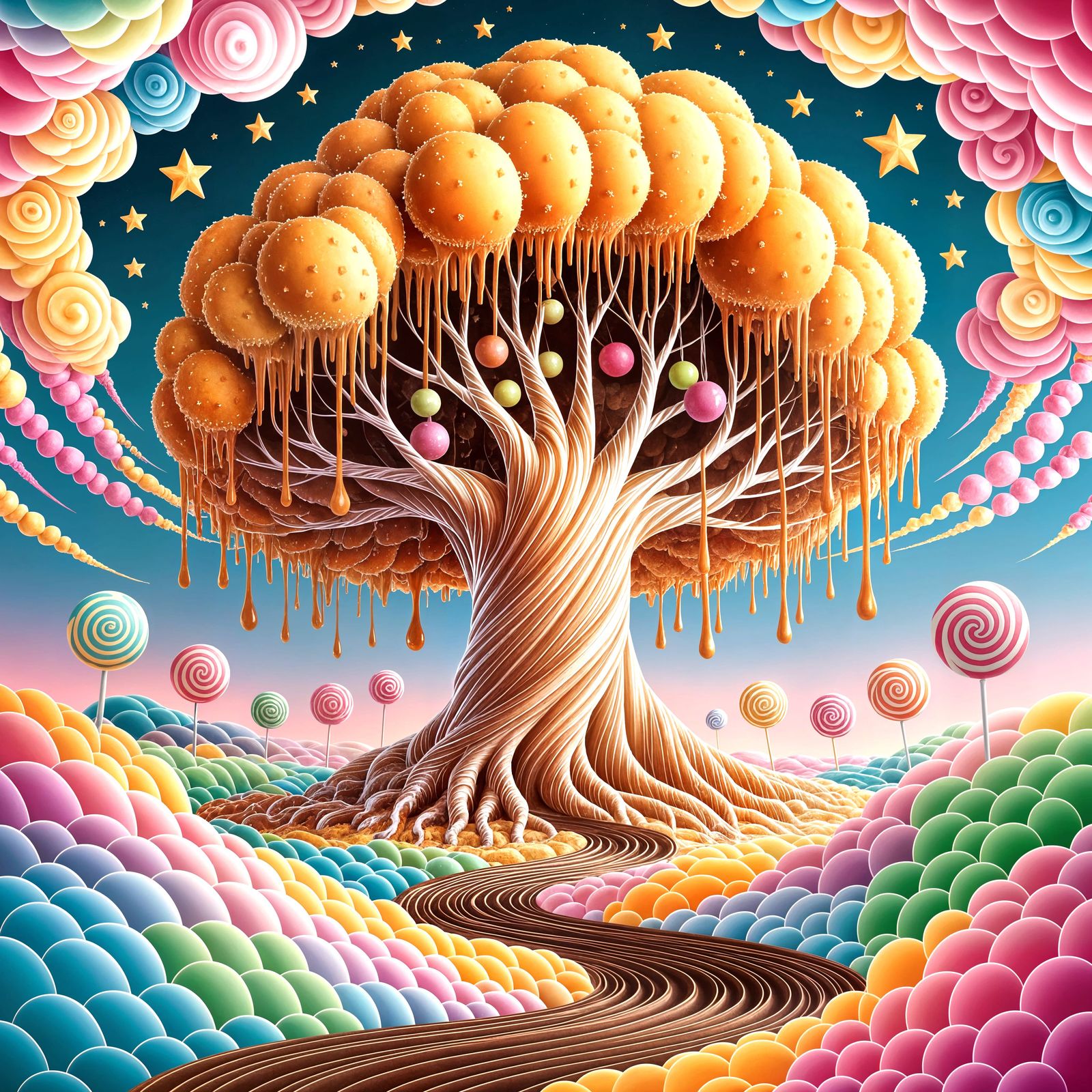 Candy Worlds  by @AI Armand 