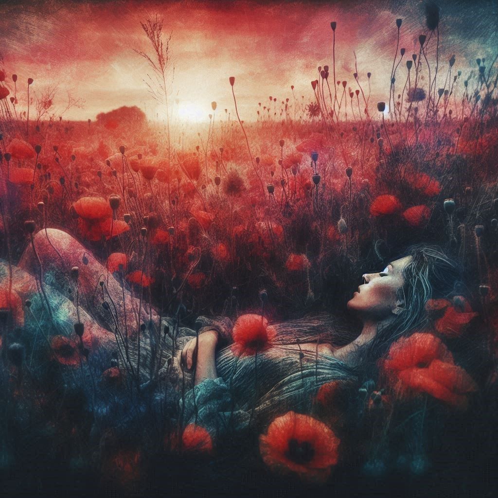 Comme un p'tit coqu'licot, mon âme