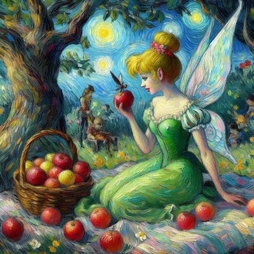 Tinkerbell Van Gogh
