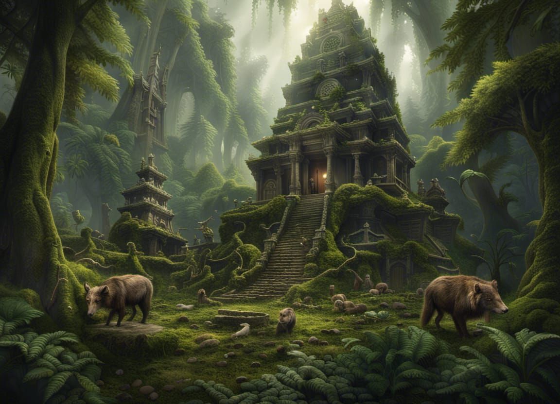 The Temple of the Druids - Created with the newly-released Stable ...