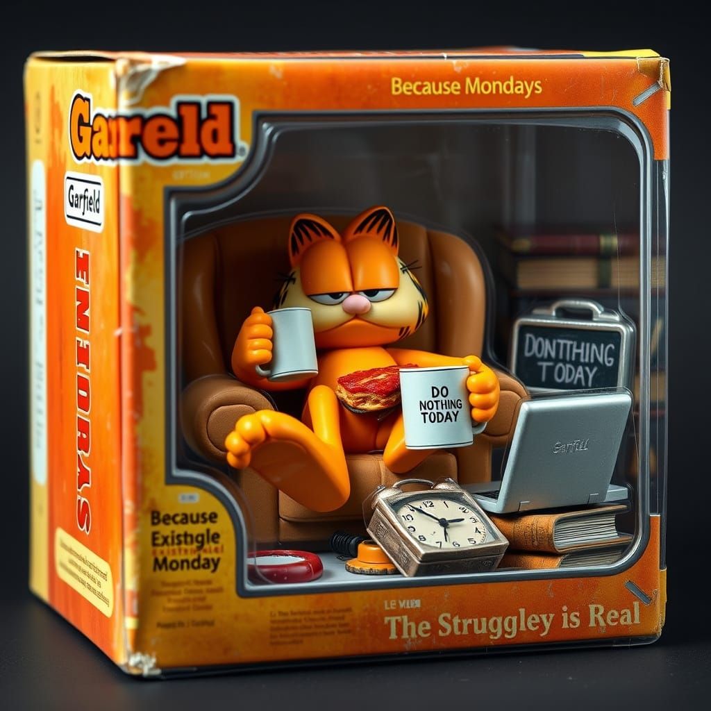Garfield  Existential Monday Edition  by @Webmaster67
