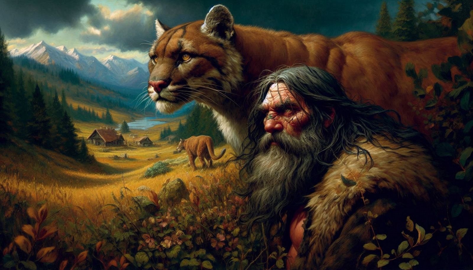 A Mountain Man and His Friend