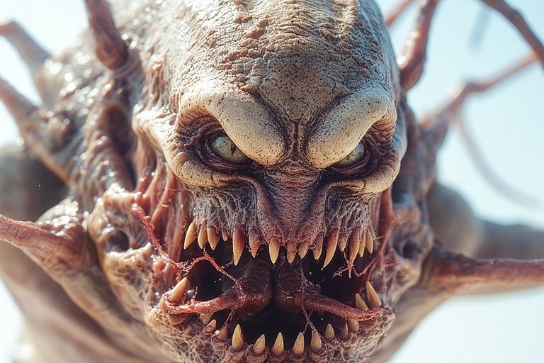 Nightmare fuel terrifying facehugger alien creature staring ...