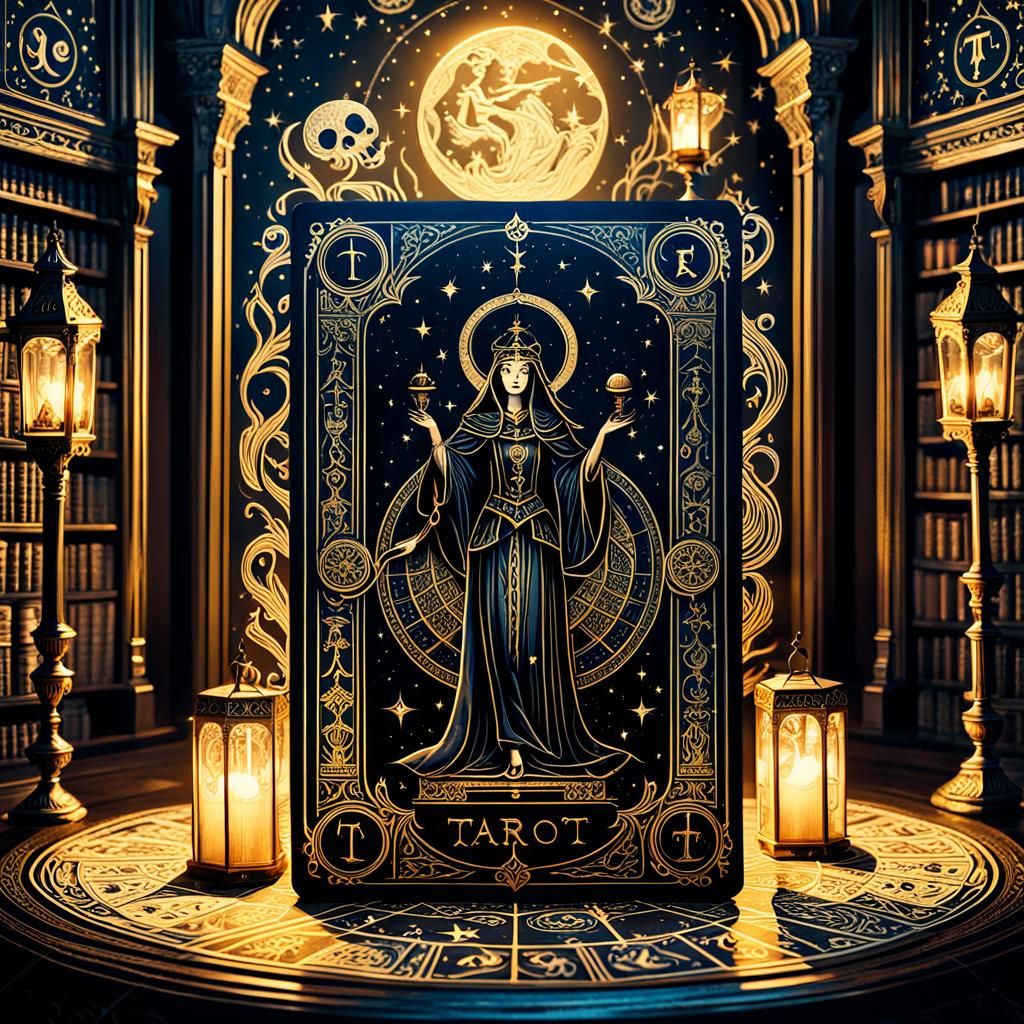 Tarot cards.  by @Suz