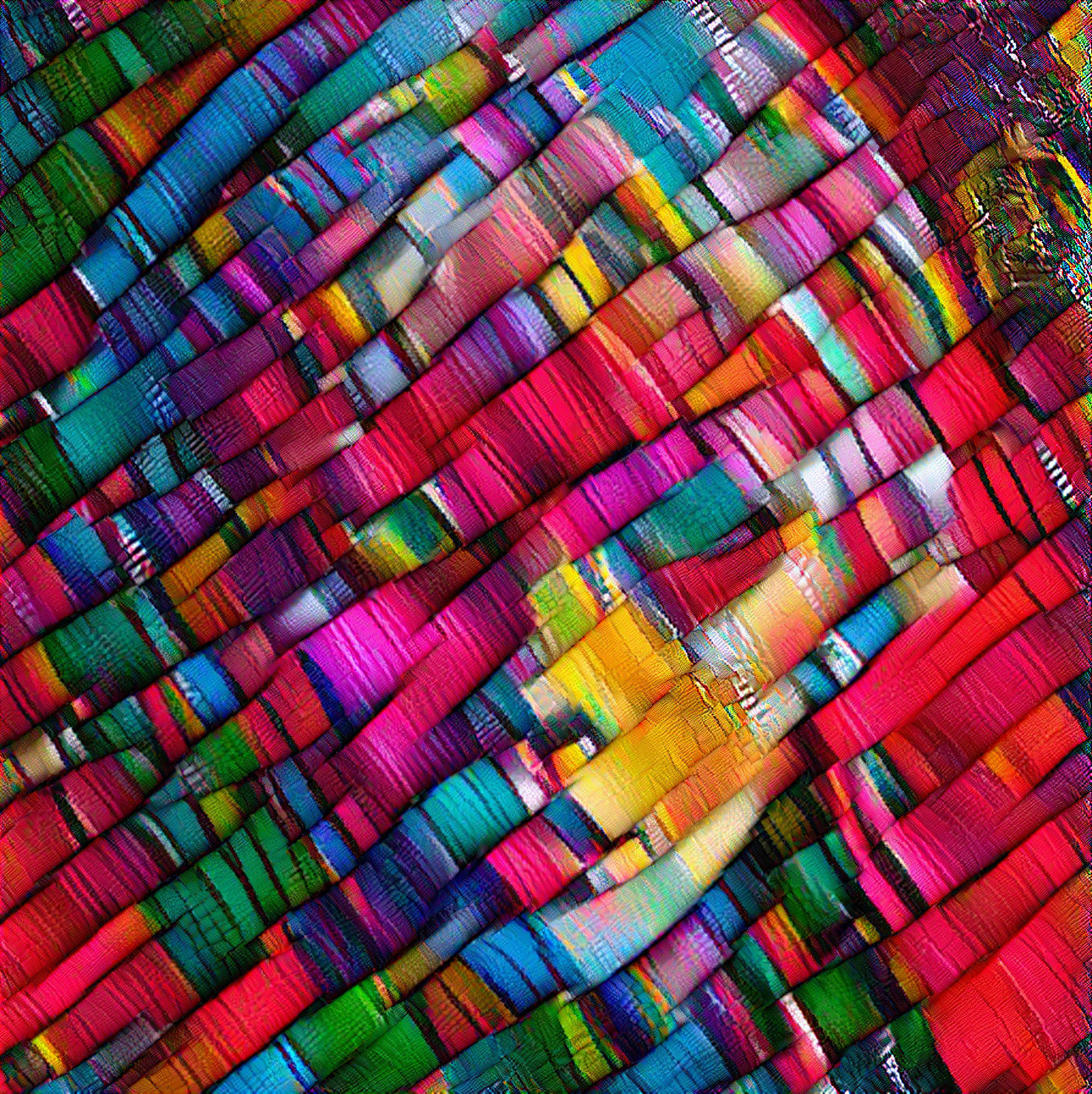Girl under colors
