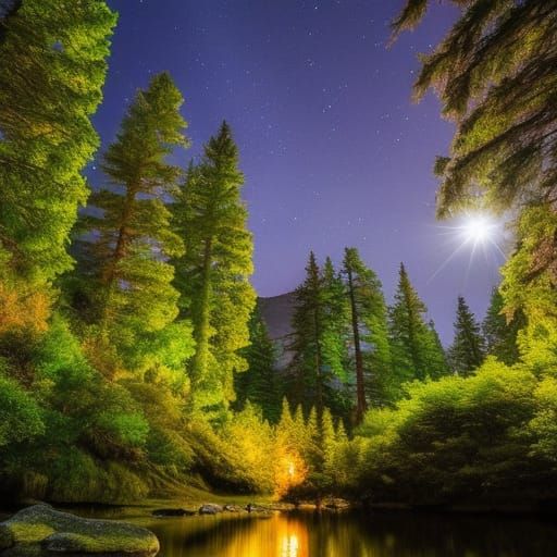 Meanwhile in the forest by Per.