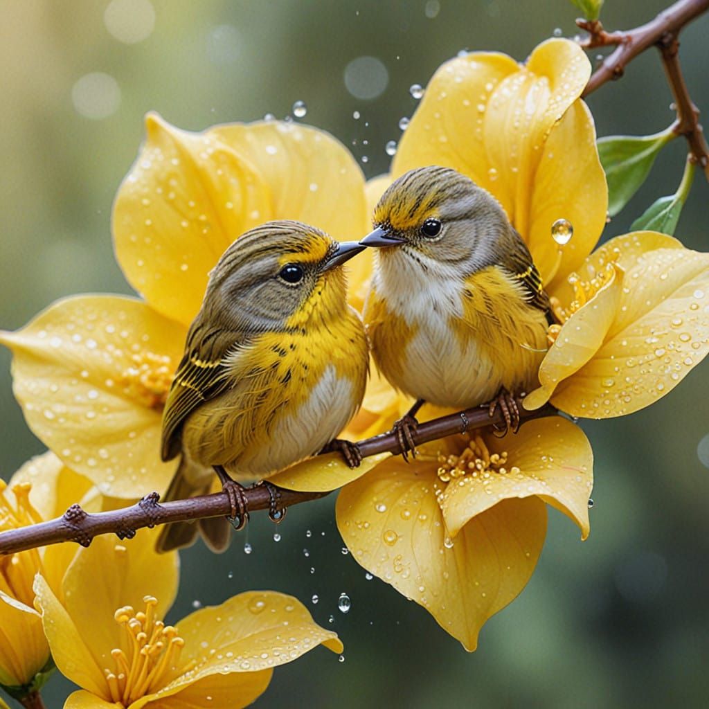 Warbler bird  by @Citrus Gardenia