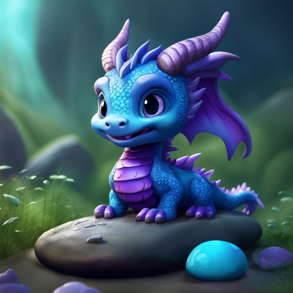 Baby dragon - AI Generated Artwork - NightCafe Creator