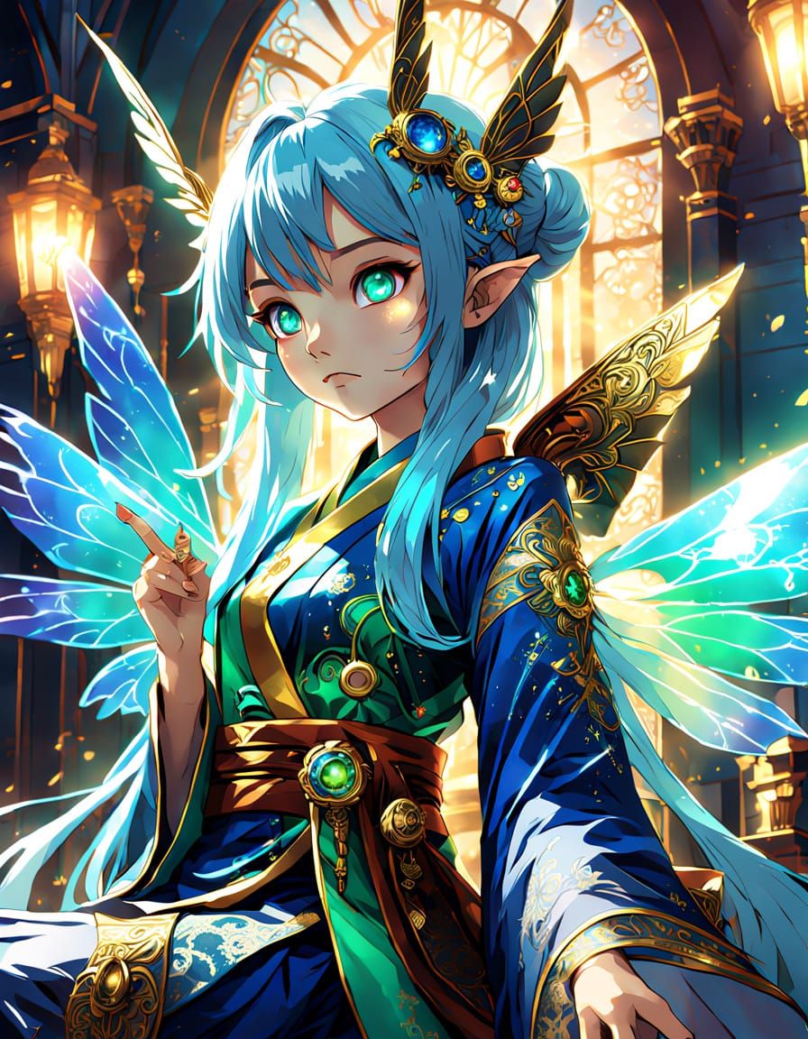 The Diligent Fairy Princess Mariko  by @AiAi8