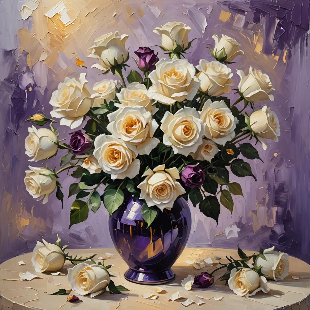 White Roses   by @Kathy 