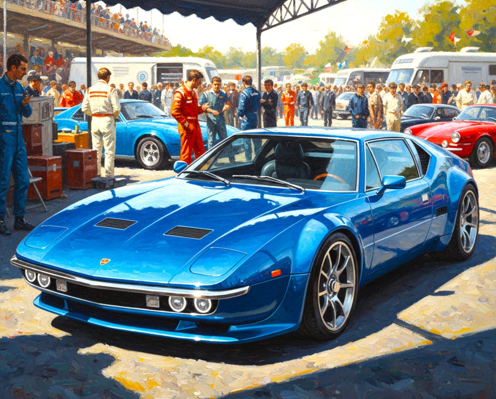 De Tomaso Pantera Resto-mod, Painting