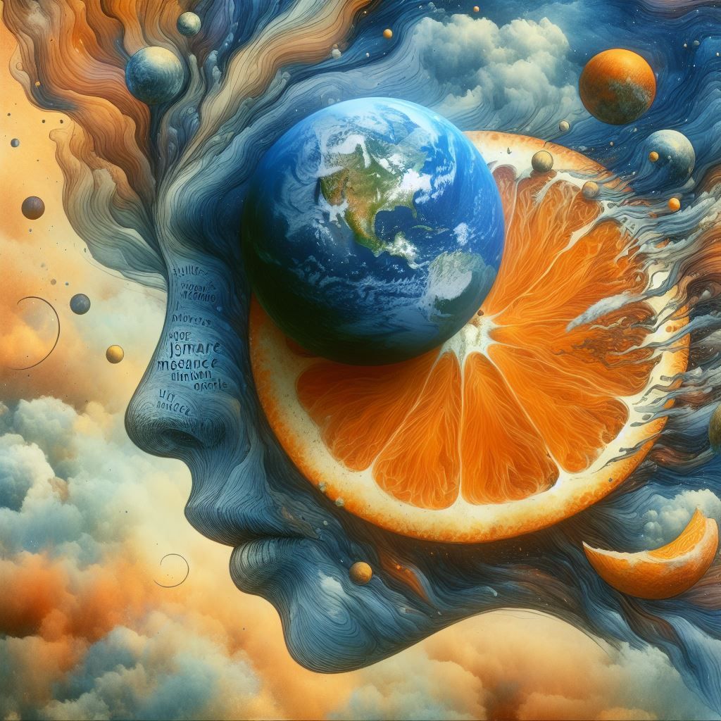 Poème de Paul Eluard La terre est bleue comme une orange. Jamais une erreur. Les mots ne mentent pas.