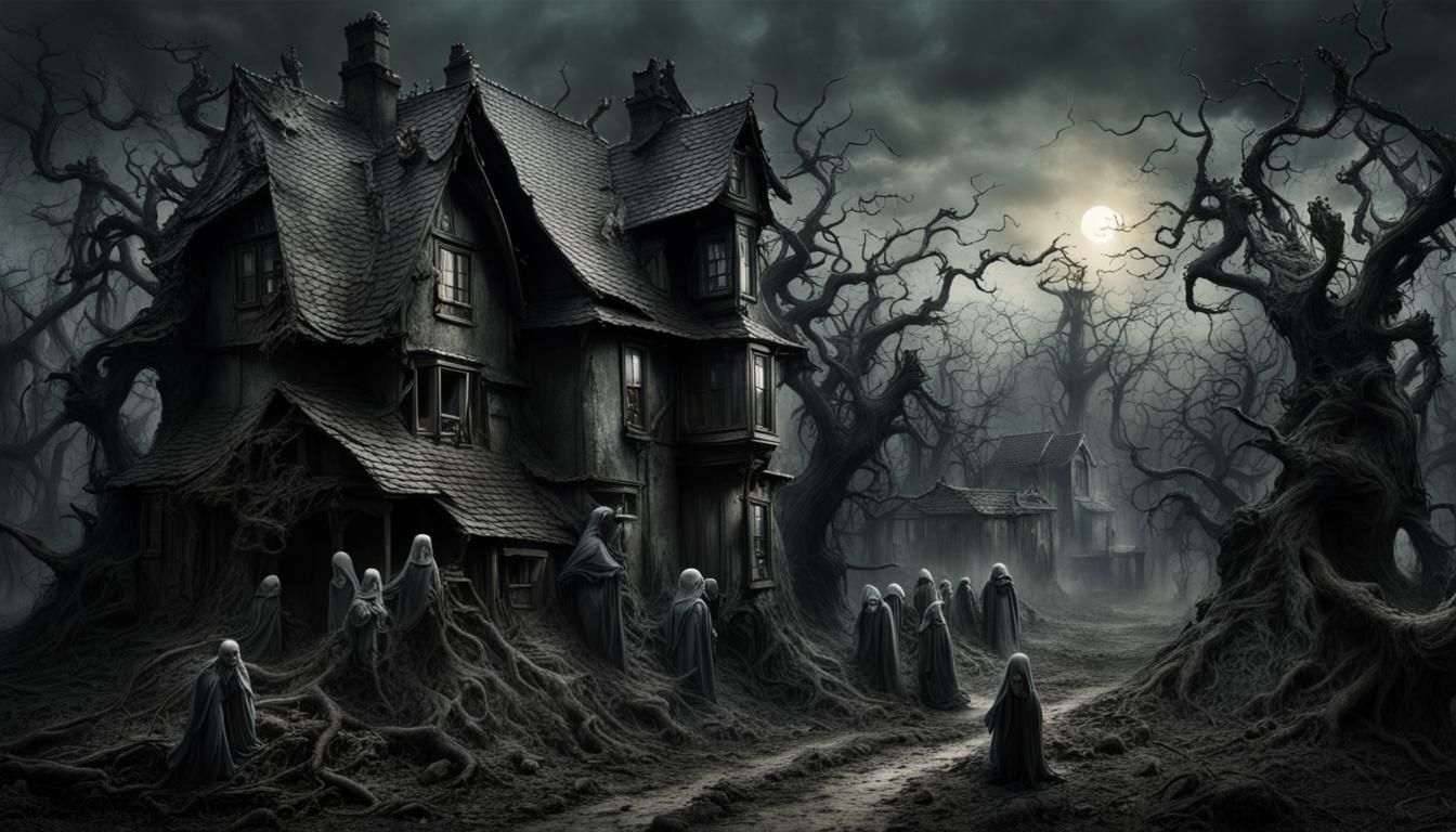 Haunted Countryside Village  by @Drip