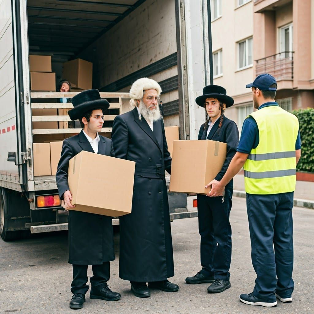 Ultra-Orthodox Family Moves into a New Home in Vibrant Style