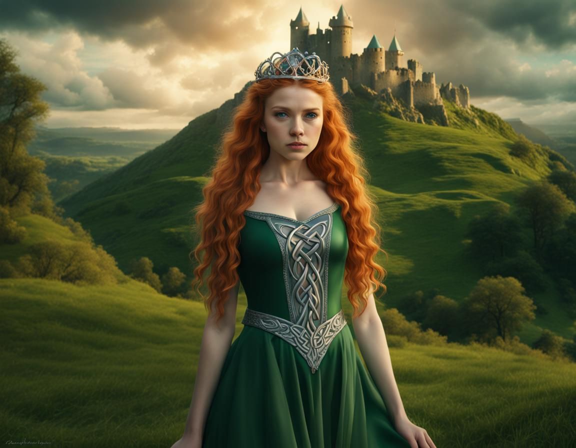 Celtic princess - AI Generated Artwork - NightCafe Creator