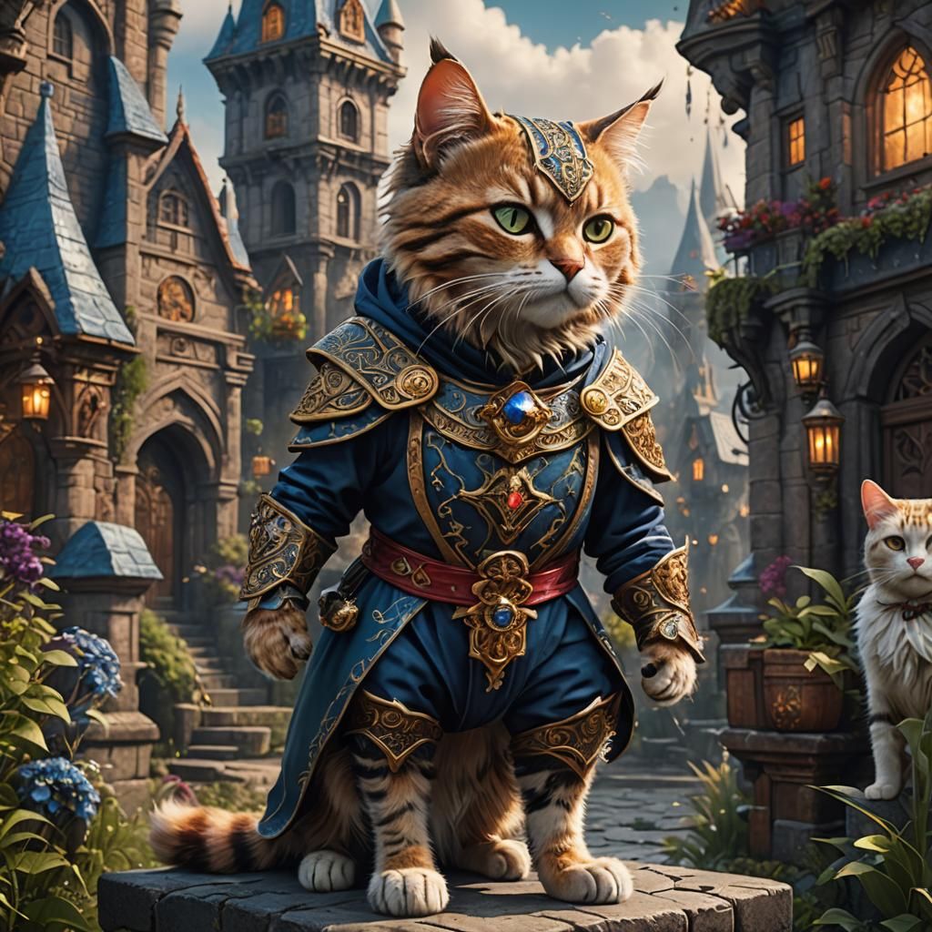 Cat In A costume