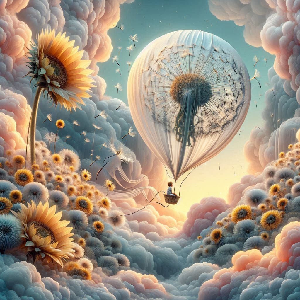 Fly away on the whispers of dandelion dreams