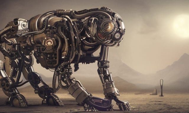 Clockwork dog