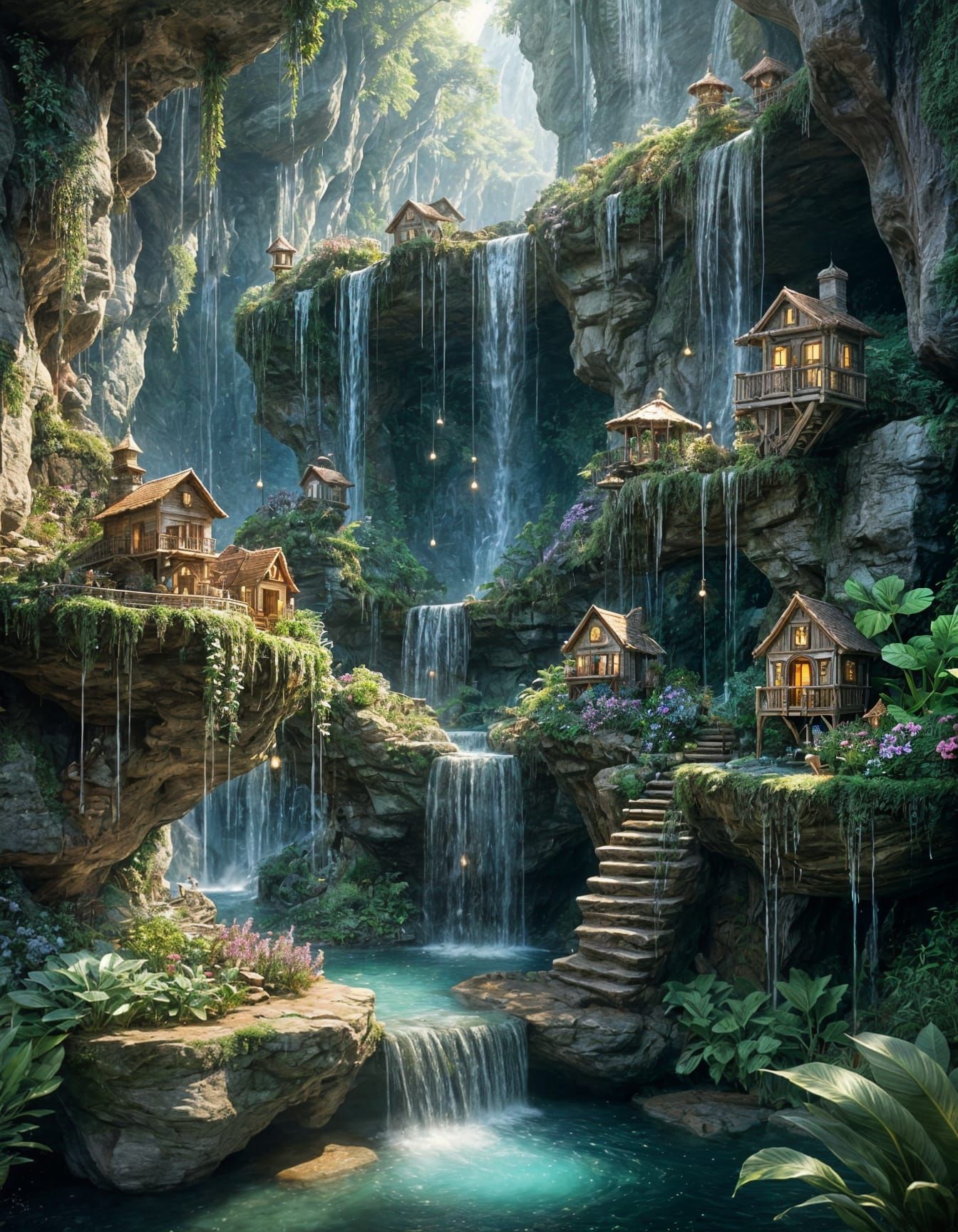 Fairy Falls  by @Gonnutzie