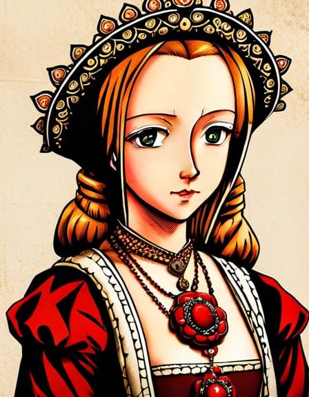 Anne of Cleves, Fourth Waifu of Henry VIII - AI Generated Artwork ...