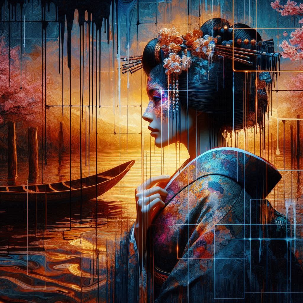 Japanese women with kimono