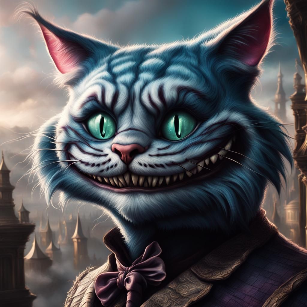 Cheshire Cat  a Portrait 